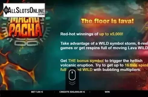 Features screen