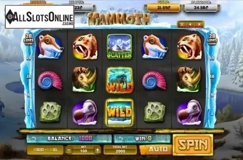 Game Workflow screen . Mammoth (Betsense) from Betsense
