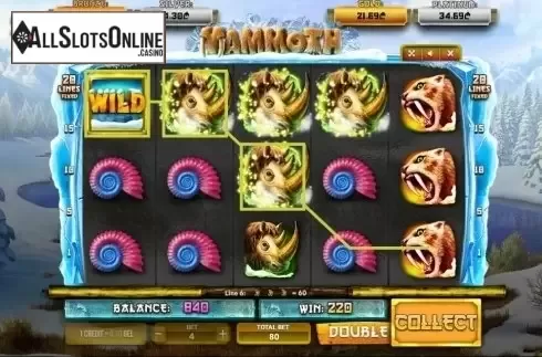 Win Screen . Mammoth (Betsense) from Betsense