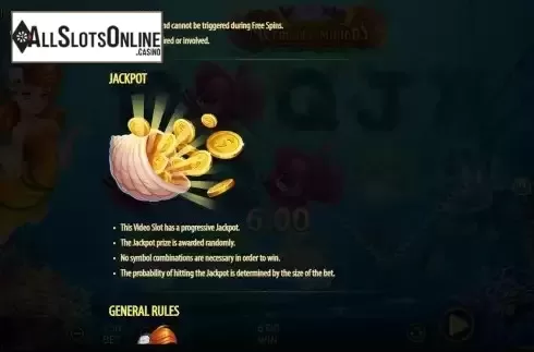 Jackpot screen