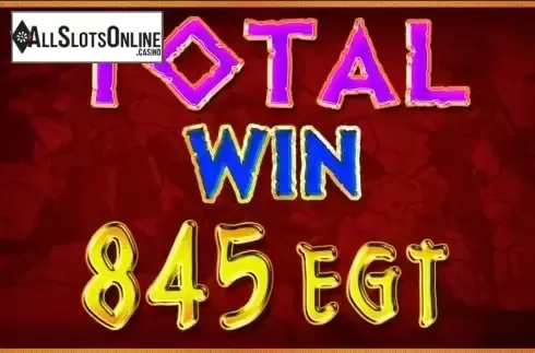 Total Win in Free Spins Scree