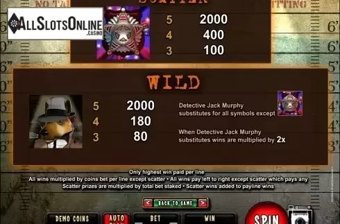 Screen4. Mugshot Madness from Microgaming