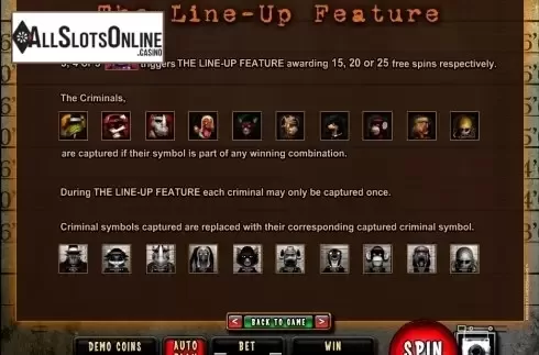 Screen2. Mugshot Madness from Microgaming