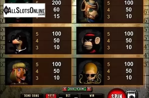 Screen6. Mugshot Madness from Microgaming