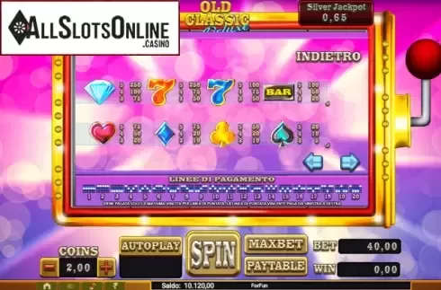 Paytable 1. Old Classic Deluxe from Tuko Productions