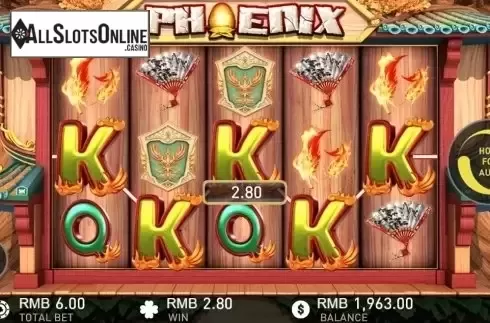 Paytable 1. Phoenix (Dragoon Soft) from Dragoon Soft