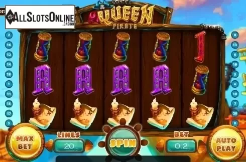 Reel Screen. Queen Pirate (Vela Gaming) from Vela Gaming