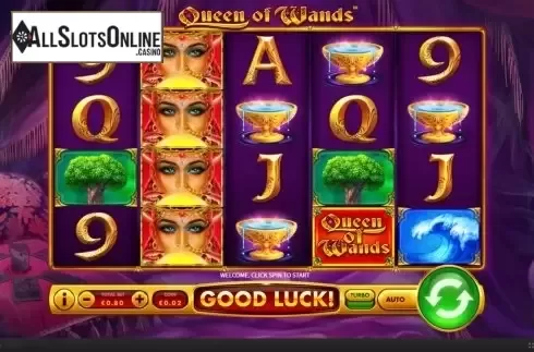 Reel Screen. Queen of Wands from Skywind Group