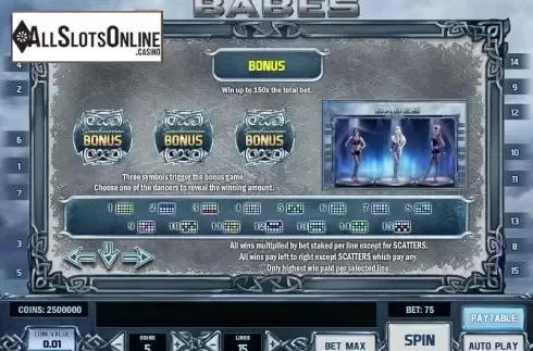 Screen7. Scandinavian Babes from Play'n Go