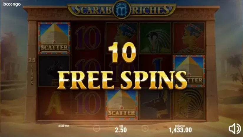 Scarab Riches slot screenshot 3
