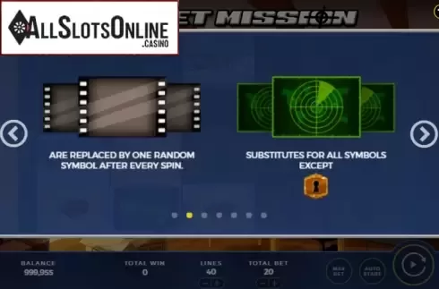 Paytable 2. Secret Mission from WMS