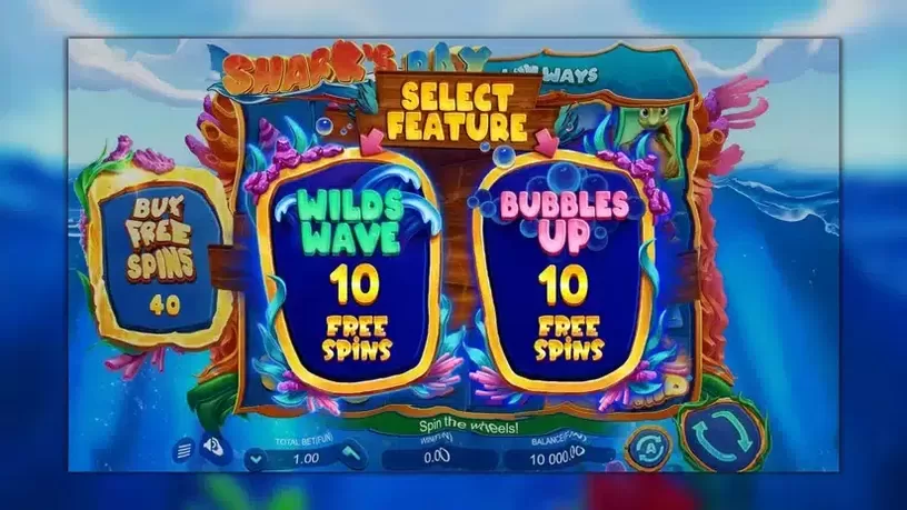 Shark's Bay slot screenshot 2