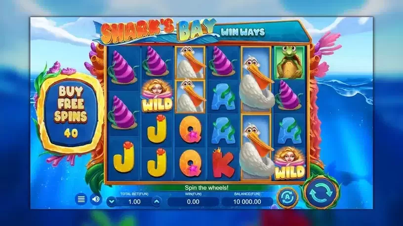 Shark's Bay slot screenshot 1