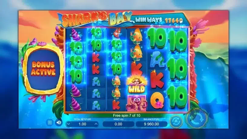 Shark's Bay slot screenshot 3