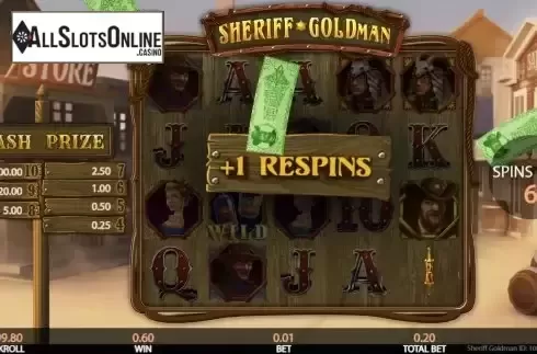Win Respin screen