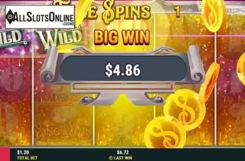 Big Win Screen