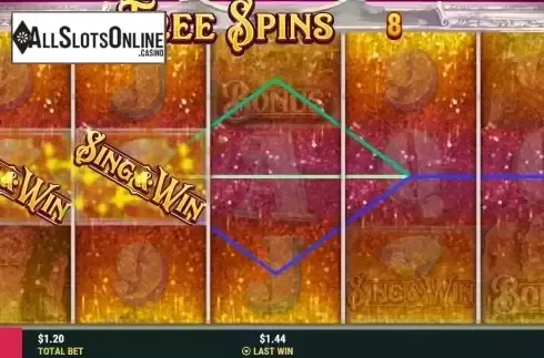 Free Spins Win Screen