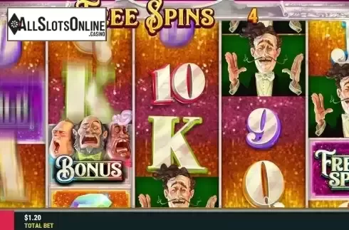 Free Spins GamePlay Screen