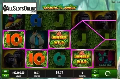 Game workflow 4. Sounds of Jungle from Playreels