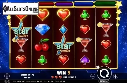 Win Screen 2. Star Jackpots from Pragmatic Play