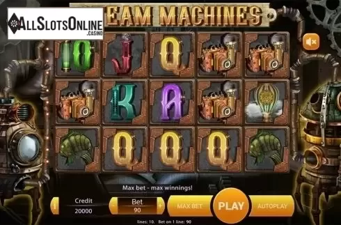 Reels screen. Steam Mashines from X Play