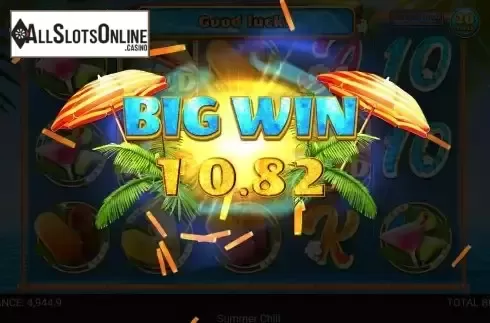Big Win screen