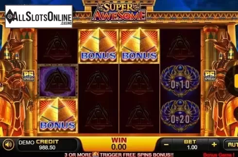 Free Spins Win Screen