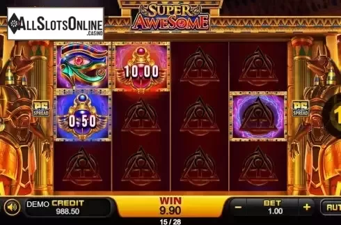 Free Spins GamePlay Screen