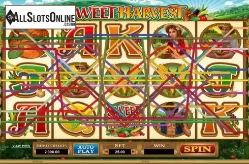 Screen6. Sweet Harvest from Microgaming