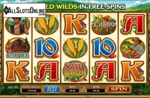 Screen8. Sweet Harvest from Microgaming