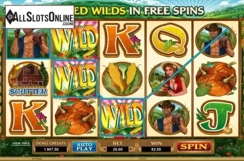 Screen9. Sweet Harvest from Microgaming