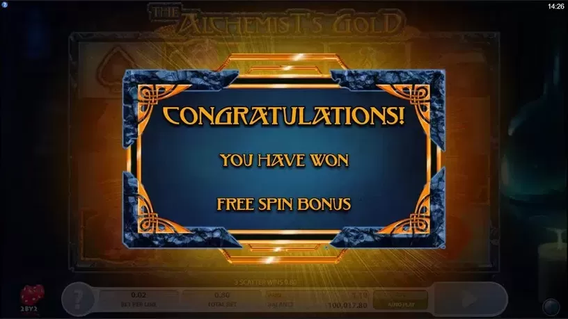 The Alchemist's Gold slot screenshot 3