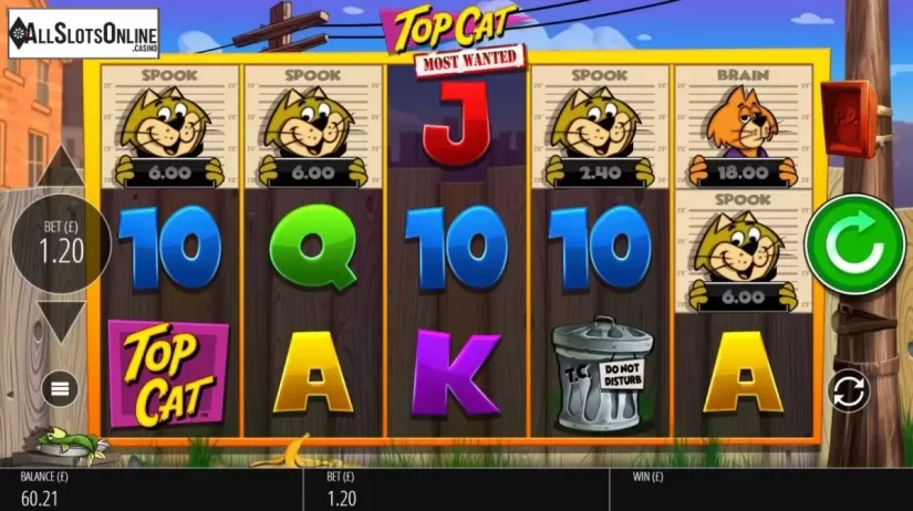 Reel Screen. Top Cat Most Wanted from Blueprint
