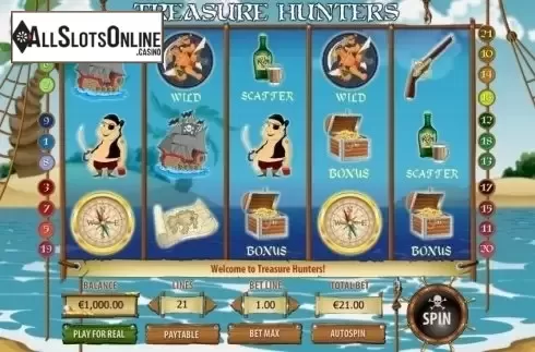 Reel Screen. Treasure Hunters (GameScale) from GameScale