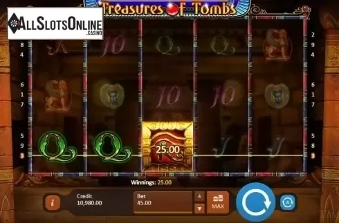 Screen 2. Treasure of Tombs from Playson