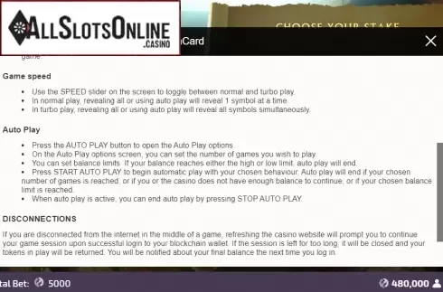 Info 2. Treasures From The Crypto Scratchcard from FunFair