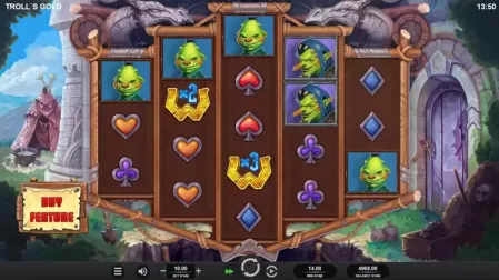 Troll's Gold slot screenshot 2