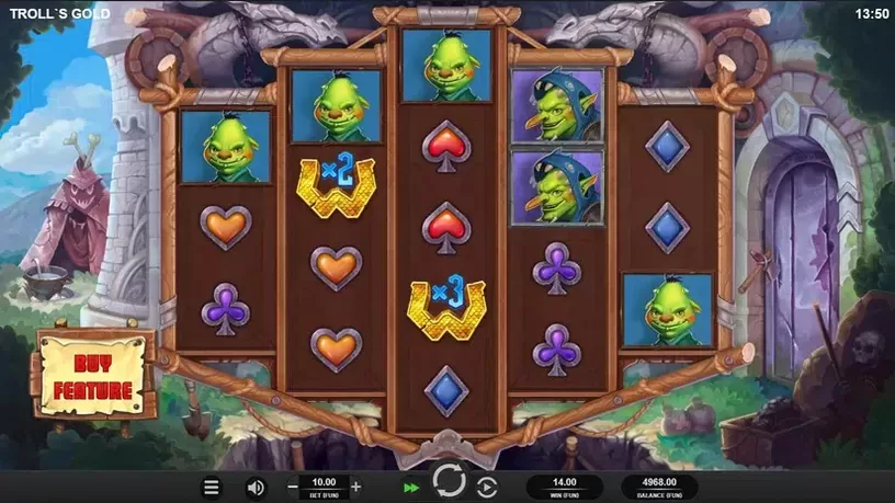 Troll's Gold slot screenshot 2