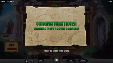 Troll's Gold slot screenshot 3