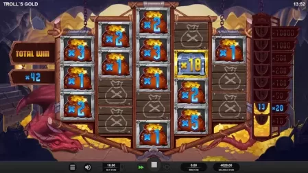 Troll's Gold slot screenshot 5