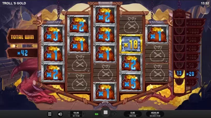 Troll's Gold slot screenshot 5