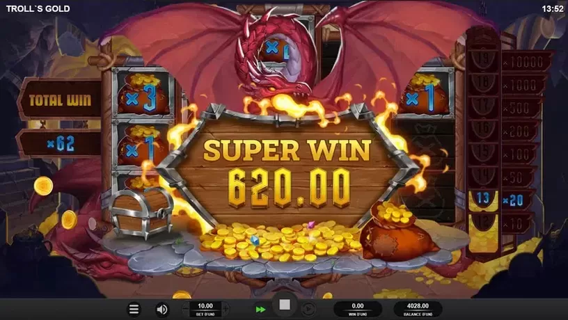 Troll's Gold slot screenshot 6