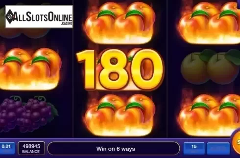 Win screen . Upper Hot from InBet Games