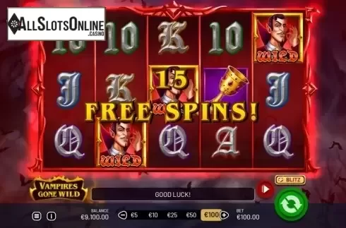Free Spins. Vampires Gone Wild from Shock