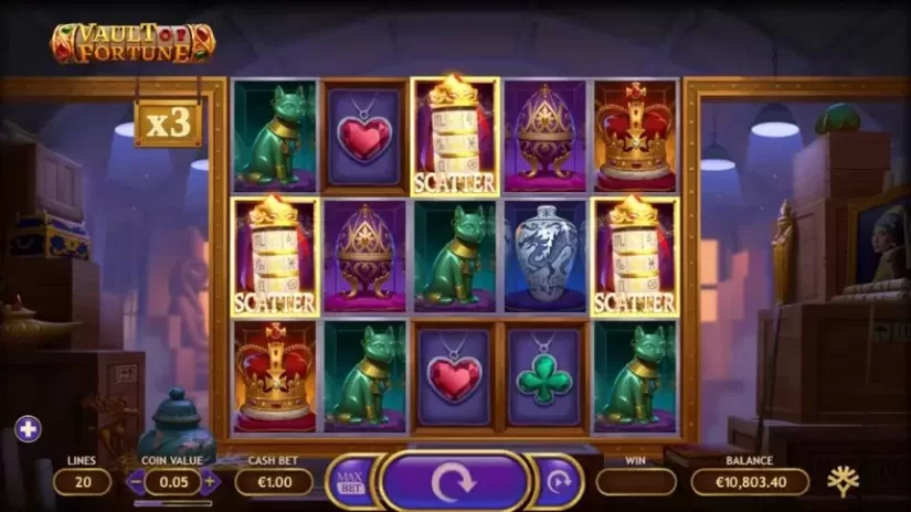 Vault of Fortune slot screenshot 4