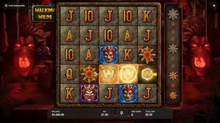 Walking Wilds slot screenshot 4