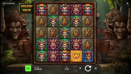 Walking Wilds slot screenshot 1