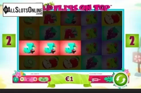 Win screen 2. Wild Flips on Top from Skywind Group