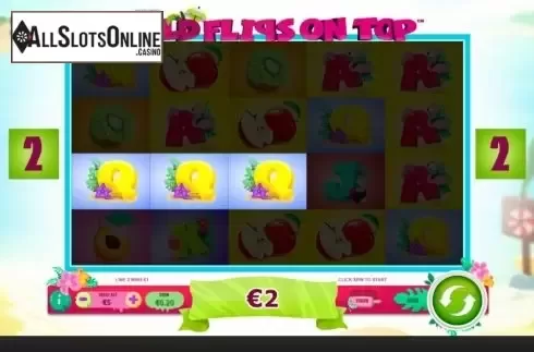 Win screen. Wild Flips on Top from Skywind Group