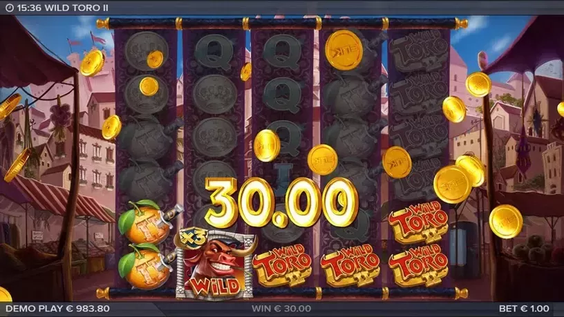 Wild Toro 2 slot screenshot 6